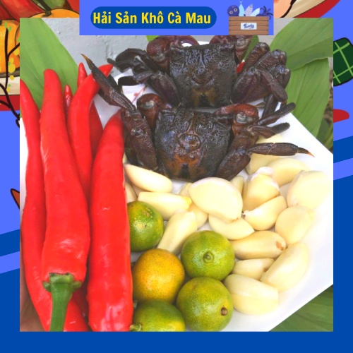 1kg ba khía Rạch Gốc trộn tỏi ớt mặn mặn ngọt ngọt Hải Sản Khô 69.