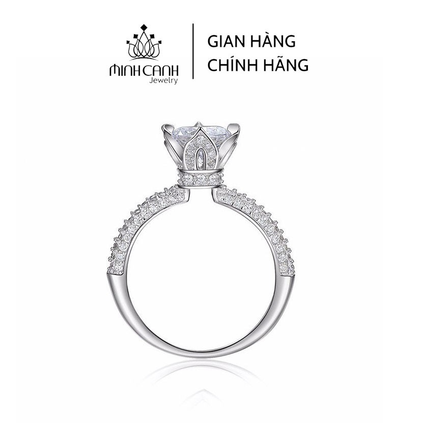 Nhẫn Bạc Nữ Ổ Đá Cao - Minh Canh Jewelry