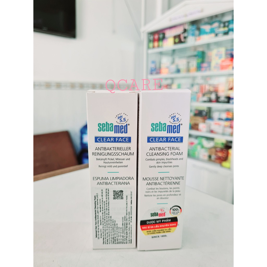 SỮA RỬA MẶT KHÁNG MỤN SẠCH DA SEBAMED C/50ML