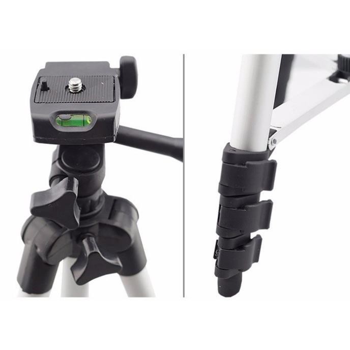 SALE OFF Bộ 1 Tripod TF-3110 kèm 1 Kẹp điện thoại và 1 Remote (Tặng Giá Đỡ Bạch Tuộc Đa Năng) MUA NGAY