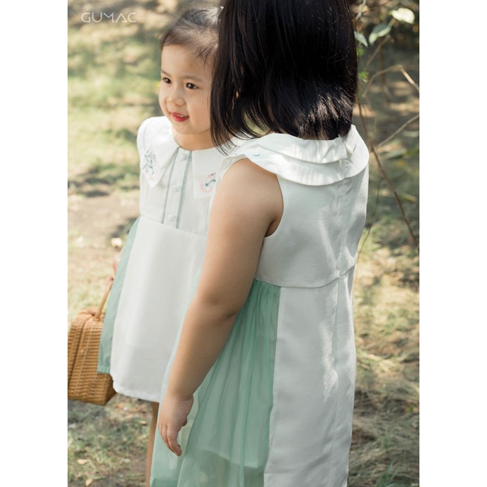 Đầm thêu lá cổ cho bé gái DKA328 GUMAC | BigBuy360 - bigbuy360.vn