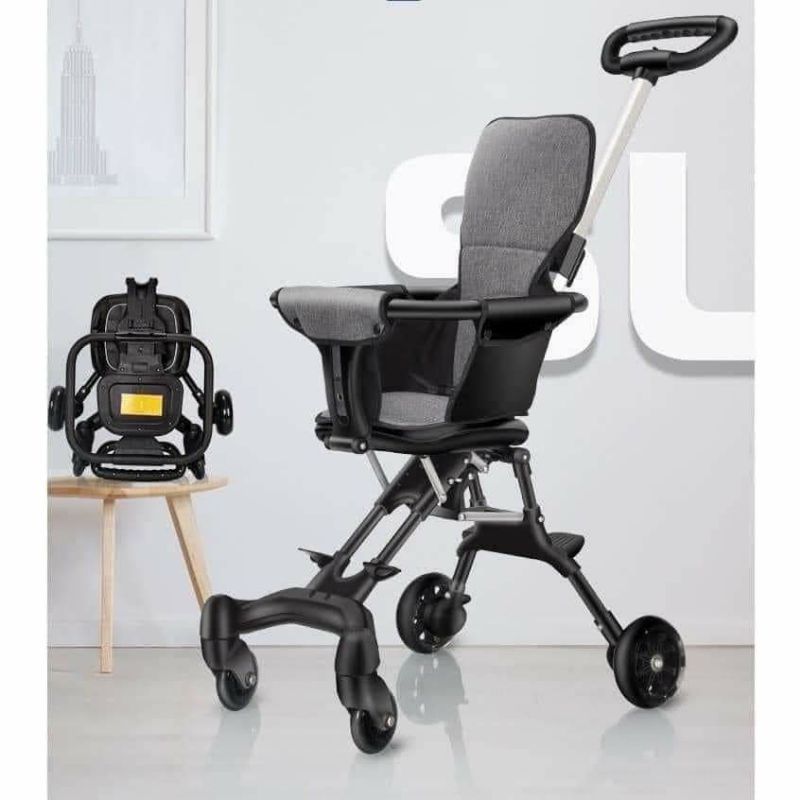 Xe Đẩy Gấp Gọn 2 Chiều Thông Minh Cao Cấp Cho Bé - Xe Đẩy Dạo Chơi Cho Bé Du Lịch