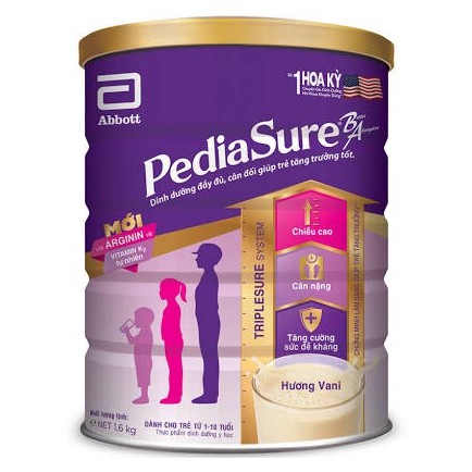 [HSD T12-2023] Sữa Bột Pediasure B/A (1.6kg)