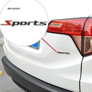 Miếng dán trang trí xe hơi/xe tải hình chữ Sport 3D bằng kim loại kích thước 11.5cm x 1.3cm