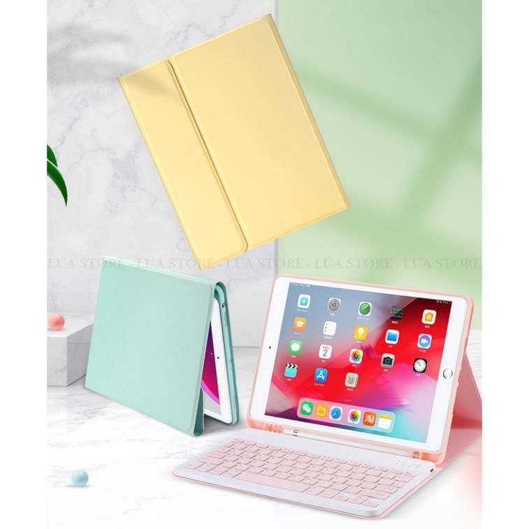 Bao da iPad đựng bàn phím - Tích hợp nam châm từ tính hít chặt bàn phím - iPad Air 1 2 3, iPad Pro, iPad 7 8