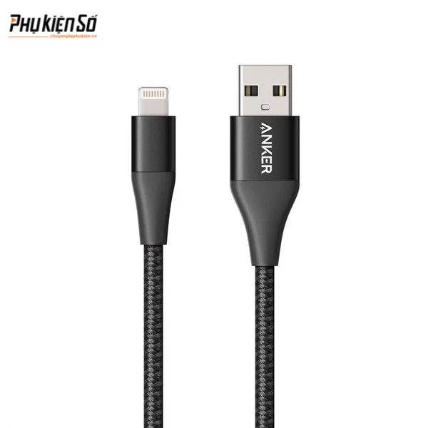 Cáp Lightning Anker PowerLine+ II - Dài 0.9m - A8452 Tặng Kèm Hộp Đựng