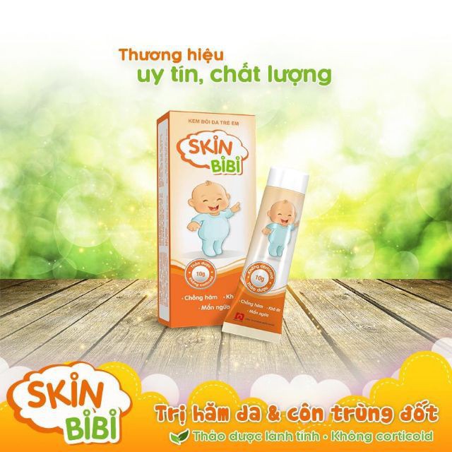 Kem bôi da trẻ em Skinbibi ngừa hăm da, khô da mẩn ngứa tuýp 10gr, an toàn cho bé - Trung Đông Pharmacy