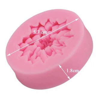 Khuôn silicon 4D cúc đơn nhiều cánh