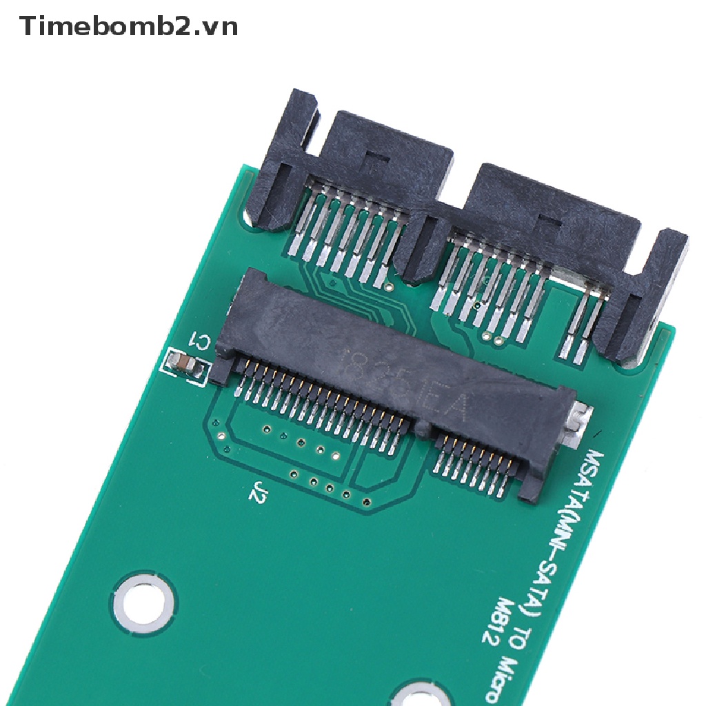 Set 2 thẻ chuyển đổi 1 cái Mini PCI-e PCI-e MSATA 3x5cm SSD sang 1.8" Micro SATA chuyên dụng | BigBuy360 - bigbuy360.vn