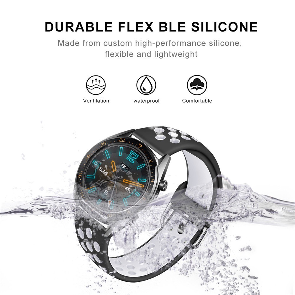 Dây Đeo Silicone Thay Thế Cho Đồng Hồ Thông Minh Huawei Watch GT2 GT3 Pro 46mm 42mm 43mm GT2e