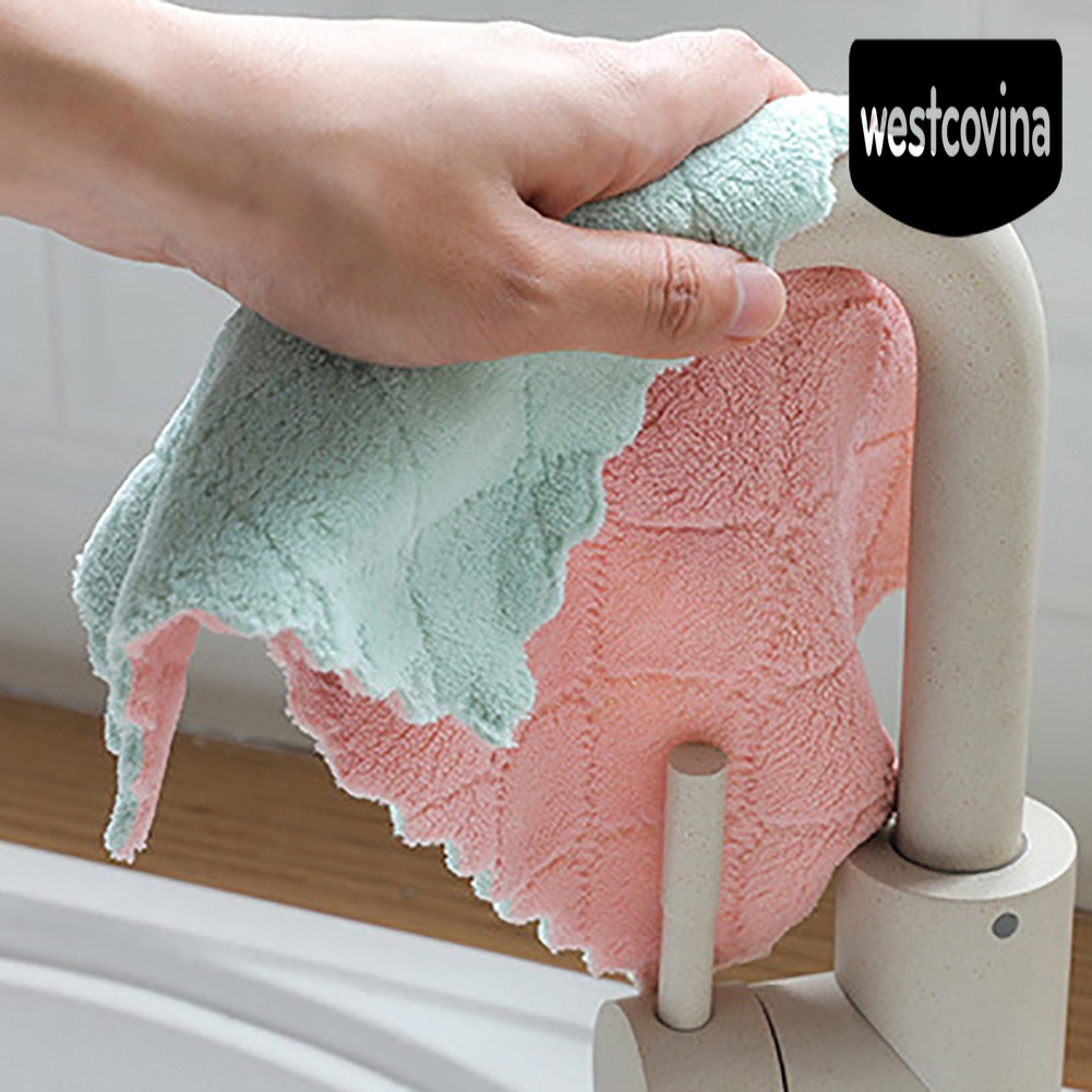 [Hot]☀ Set 5 Khăn Lau Chén Dĩa Thấm Hút Nước Tốt