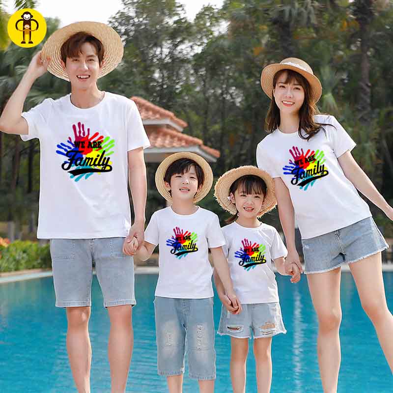 Bộ Gia đình Đi Biển We Are FaMily