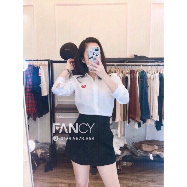 Áo sơ mi thêu tim cực hot kèm ảnh thật ATT661 (sỉ 60k) đảm bảo chất lượng | BigBuy360 - bigbuy360.vn