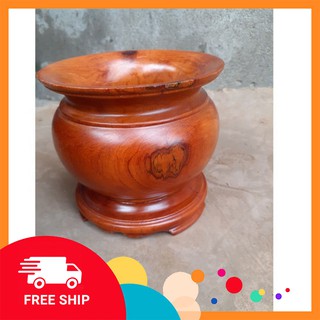 Mỹ Nghệ Bắc Ninh  Bát nhang gỗ hương trung