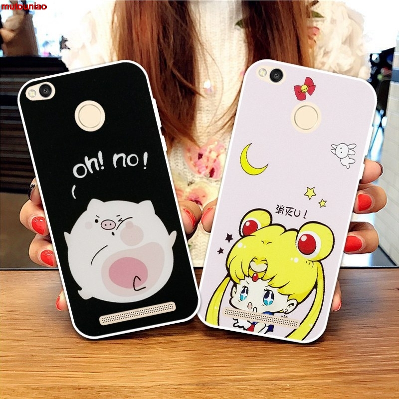 Ốp điện thoại silicone mềm BY-HDZT-4 cho Xiaomi Redmi Note 2 3 3s 4a 4x 5a 5 6 6a 7 S2 Pro Plus Prime A2Lite