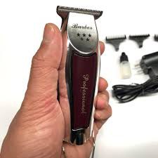 Tông đơ chấn viền Barber 9220 đã chuốt lưỡi, tông đơ cạo trọc, cạo viền, cạo râu, kẻ vẽ,  2 tốc độ, máy cắt tóc sạc pin