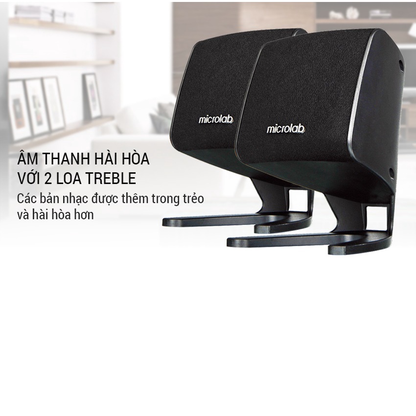 Loa Bluetooth không dây Microlab M108BT 2.1  - Hàng chính hãng BH 12 tháng