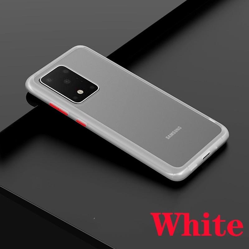 Ốp điện thoại chống sốc và chống bám vân tay 6 màu cho Samsung Galaxy S20 Ultra Plus S20+ A21s A11 M11 A01 A51 A71 | BigBuy360 - bigbuy360.vn