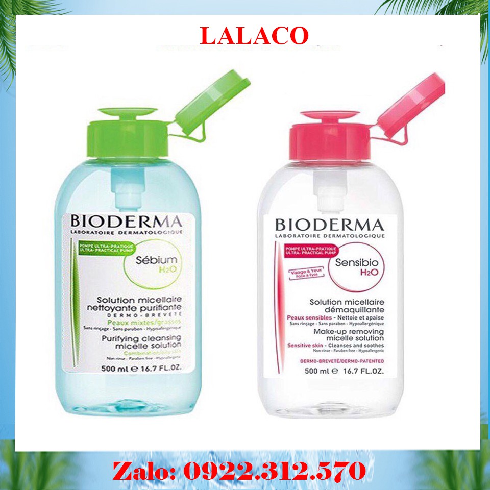Nước Tẩy Trang Bioderma Hàng Pháp 500ml [LALACO] | BigBuy360 - bigbuy360.vn