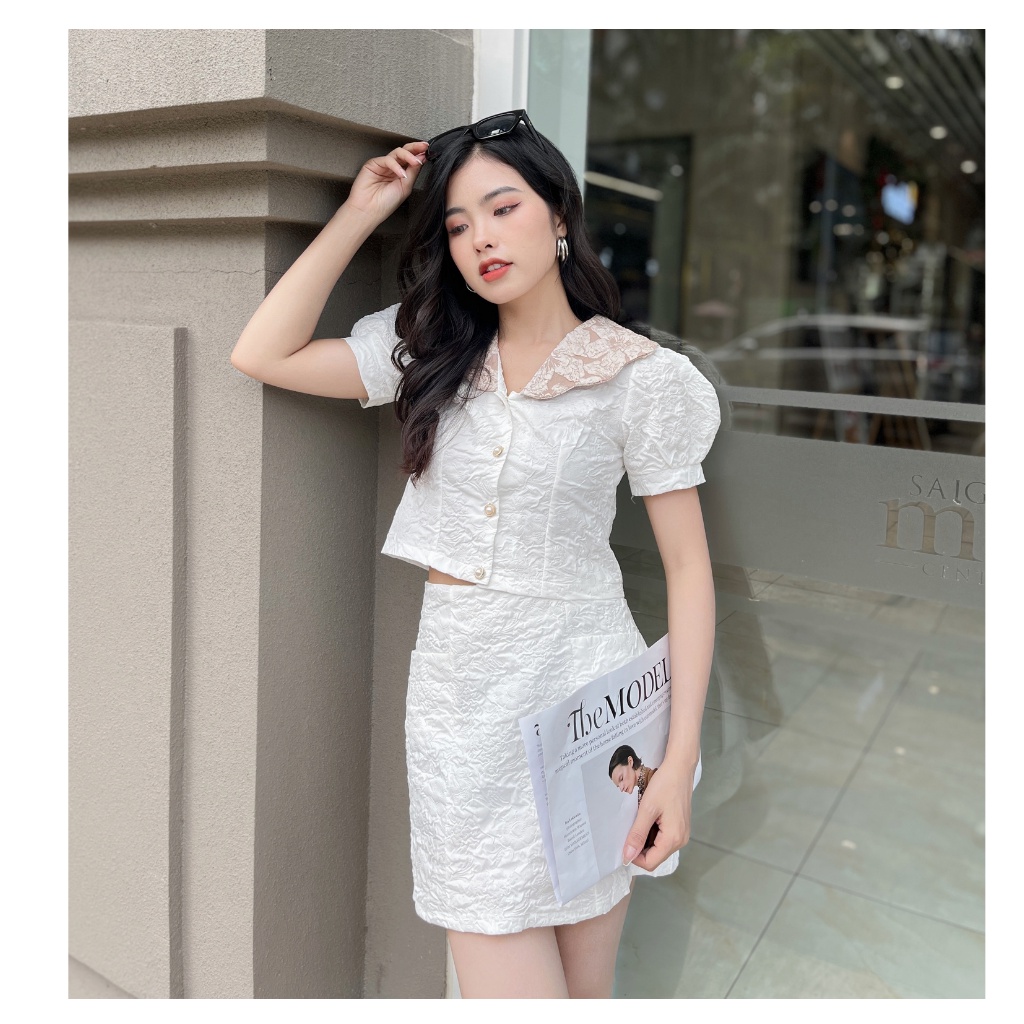 Set đồ nữ, set croptop chân váy, set croptop sang chảnh đi chơi váy đi chơi tết xinh | BigBuy360 - bigbuy360.vn