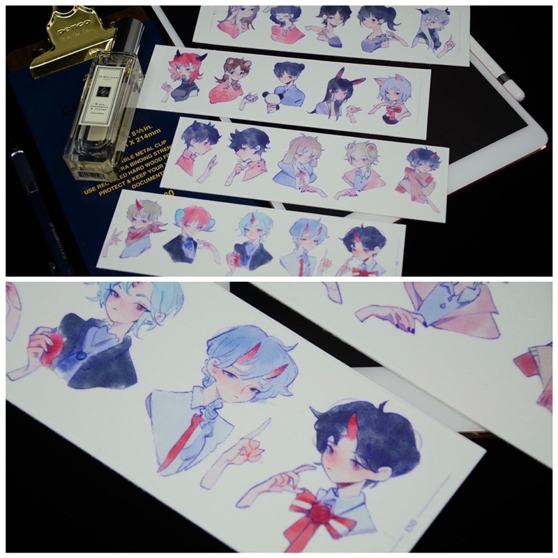 5 mẫu băng dính washi tape nhân vật của Enoma Studio