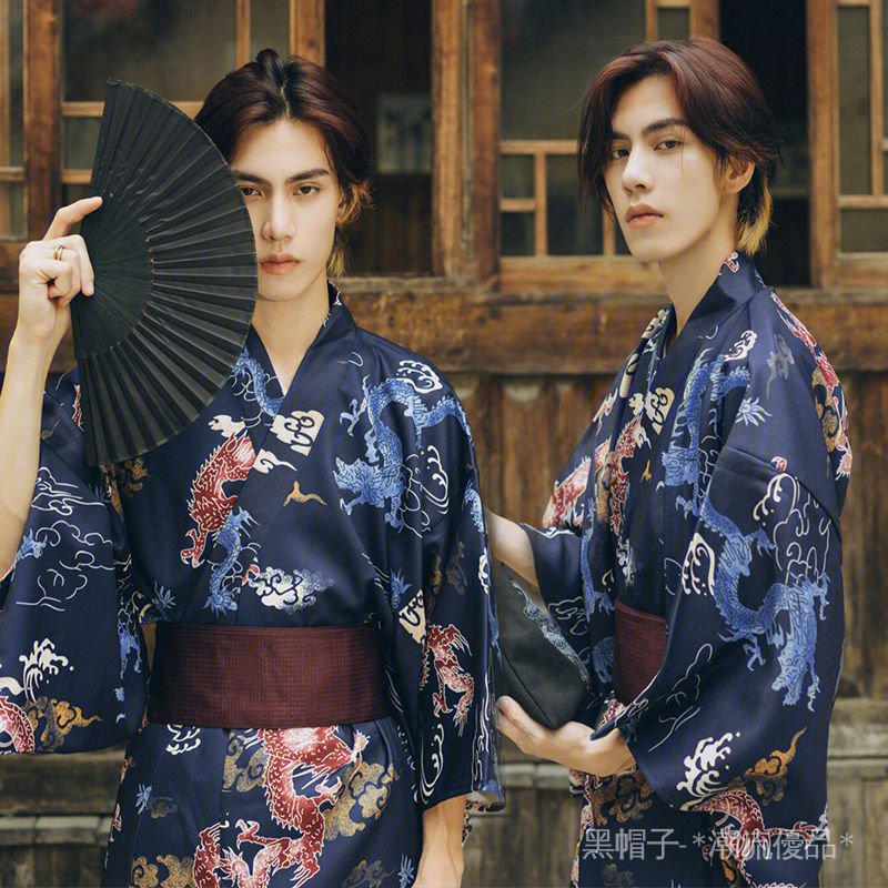 Áo Kimono Cách Tân Phong Cách Nhật Bản Thời Trang Cho Nam | BigBuy360 - bigbuy360.vn