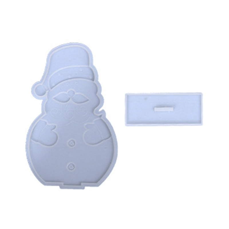 1 Khuôn Silicone Hình Tuần Lộc / Người Tuyết / Nai Sừng Tấm Làm Đồ Trang Trí Giáng Sinh DIY
