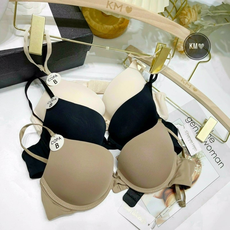 có video Shop tự quay ạ Áo Ngực USA Chanvie Leen Độn Dày Kép L - Siêu Nâng - Tạo Khe Vip