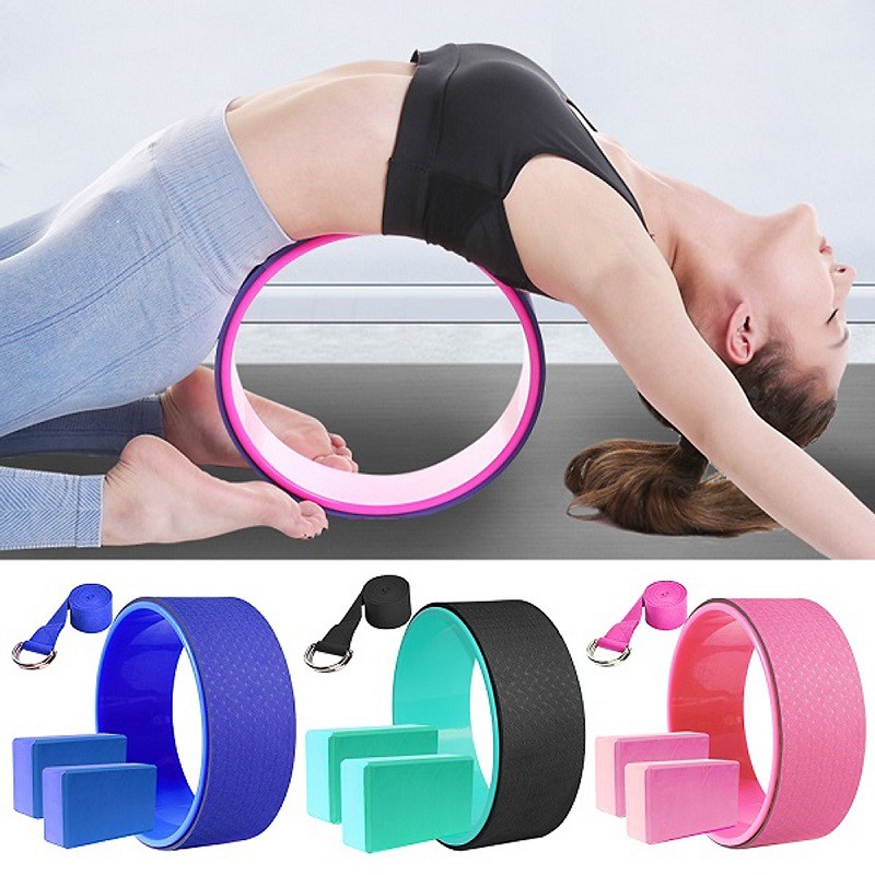 Vòng Tập Yoga Cao Cấp - Yoga QG, Chất Liệu TPE, Kích Thước 32x32x15cm, Chịu Lực 150kg, Đa Năng Kết Hợp Với Mọi Bài Tập