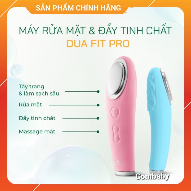 Máy rửa mặt Dr Glatt Dua Fit Pro, chăm sóc da toàn diện, rửa mặt, tẩy trang, đẩy tinh chất