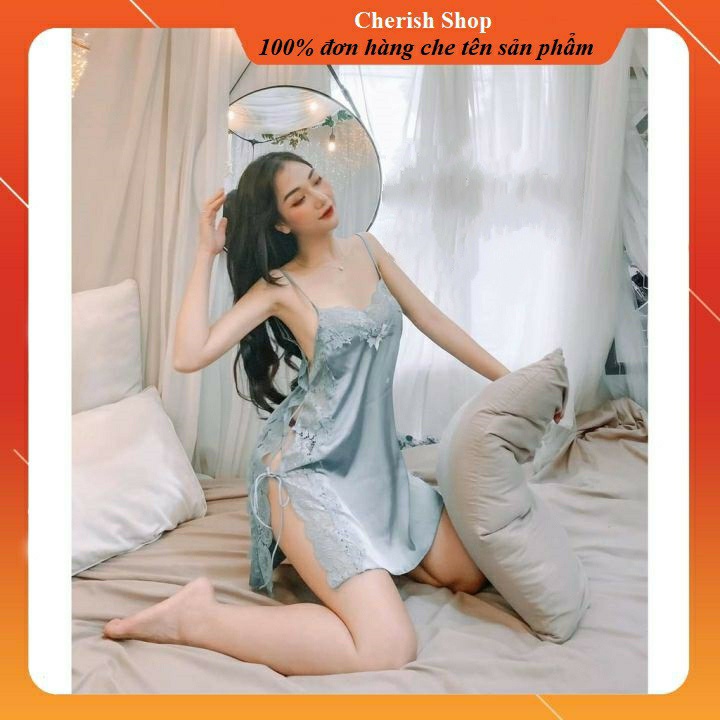 (M17) [ Hàng đẹp ] Váy ngủ lụa sexy cao cấp , Đầm mặc nhà gợi cảm quyến rũ | BigBuy360 - bigbuy360.vn
