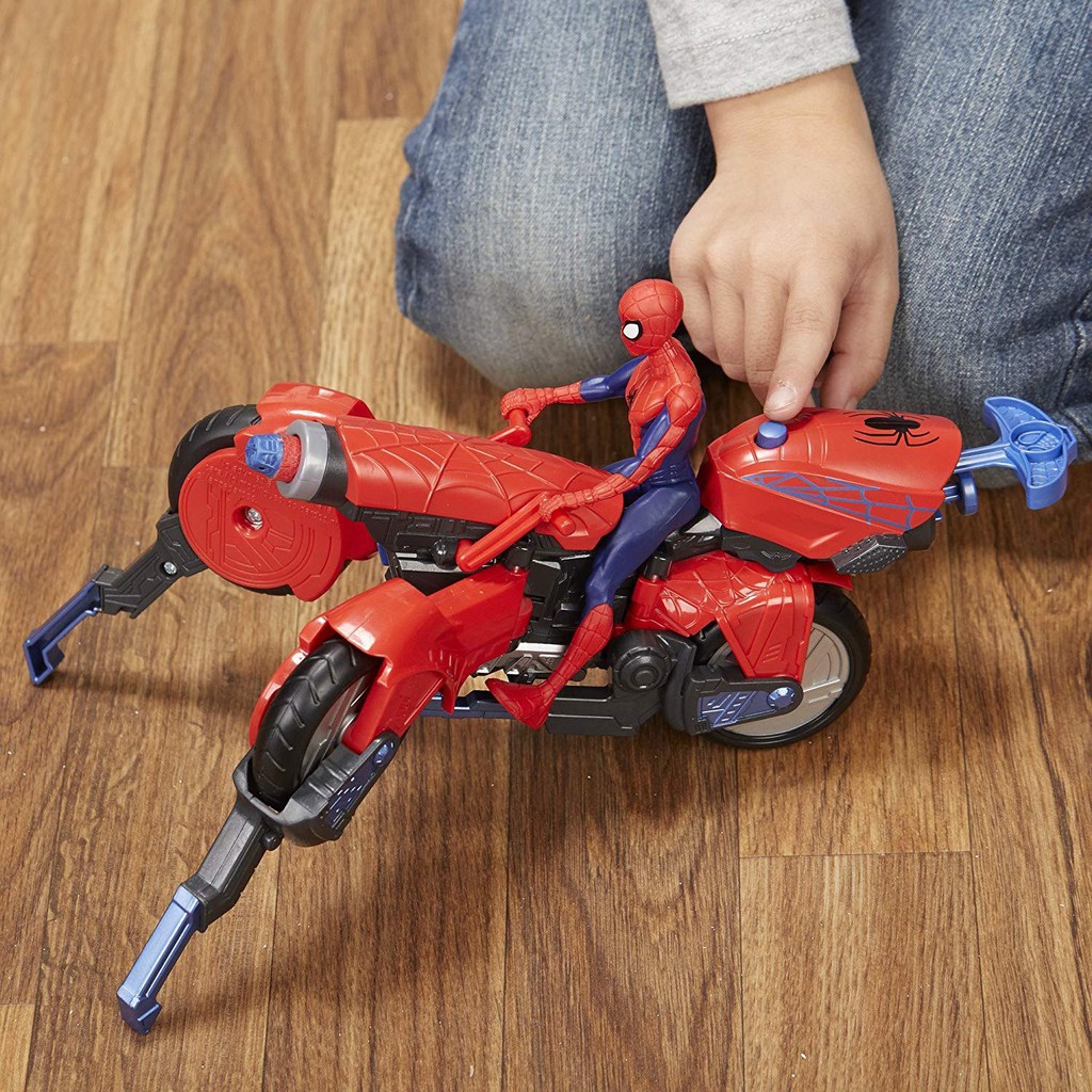 Mô tô Người Nhện Spider-Man 3-in-1 Spider Cycle with Spider-Man Figure