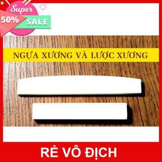 Bộ lược ngựa đàn guitar băng xương bò (Acoustic và Classic) giá rẻ