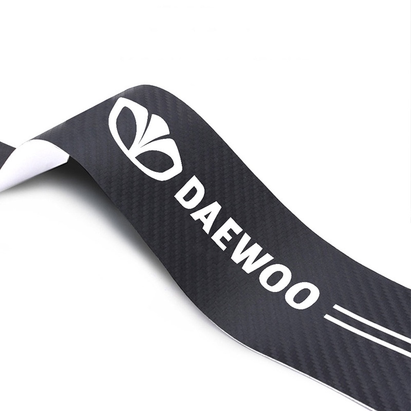Bộ 4 Miếng Dán Chữ Trang Trí Cửa Xe Ô Tô DAEWOO Gentra Kalos Lacetti Lanos Nubira