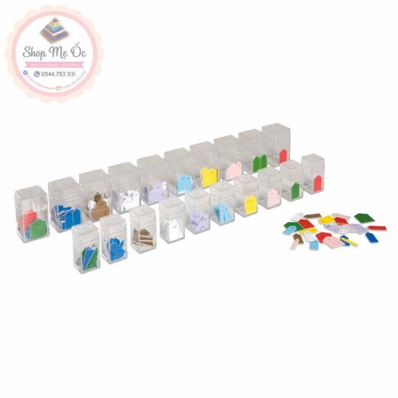 Thẻ mũi tên cho bộ hạt đầy đủ 3 Montessori (3 Arrows for Complete Bead Materials)