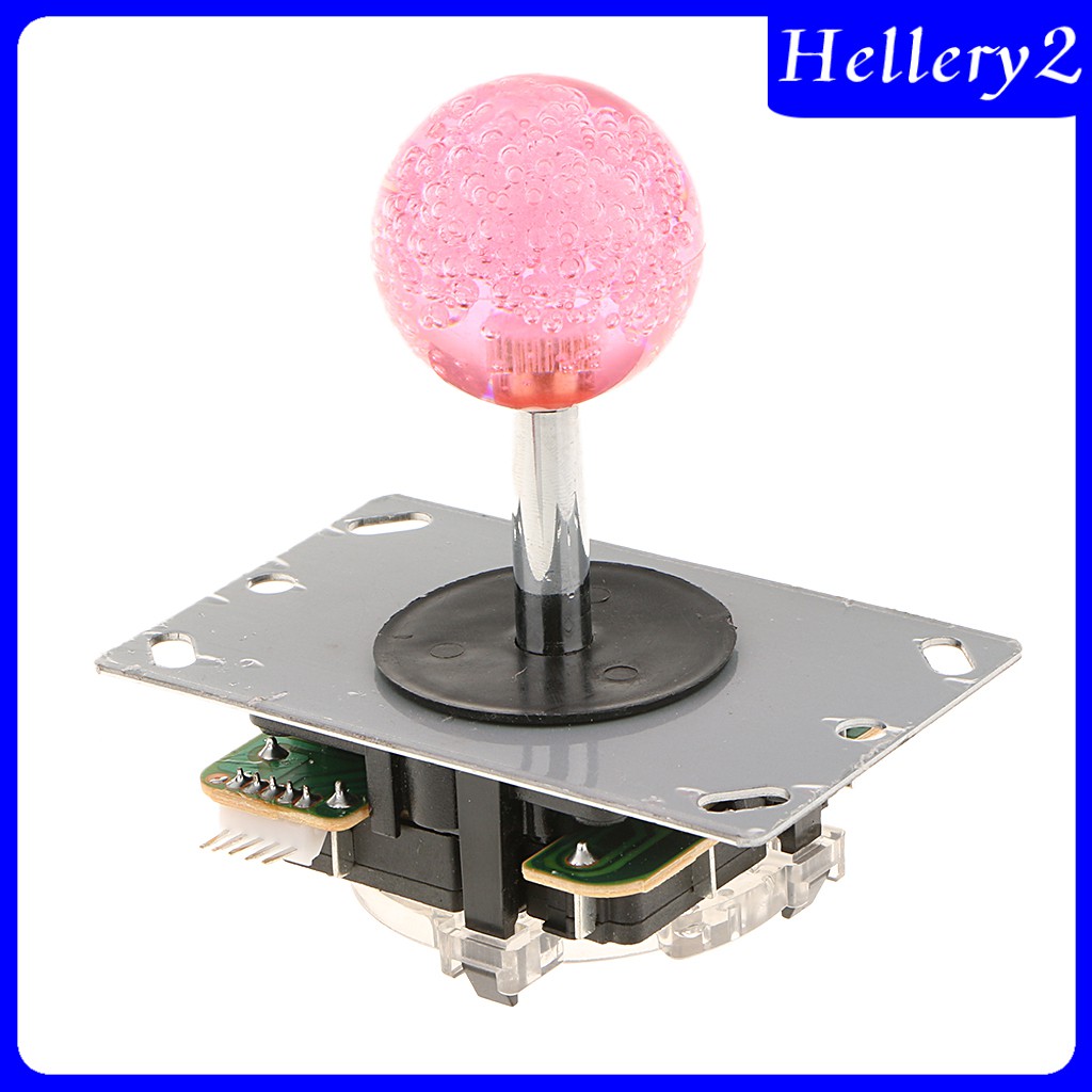 Ball Arcade Joystick DIY Control Fighting Stick Parts for Arcade Game Pink