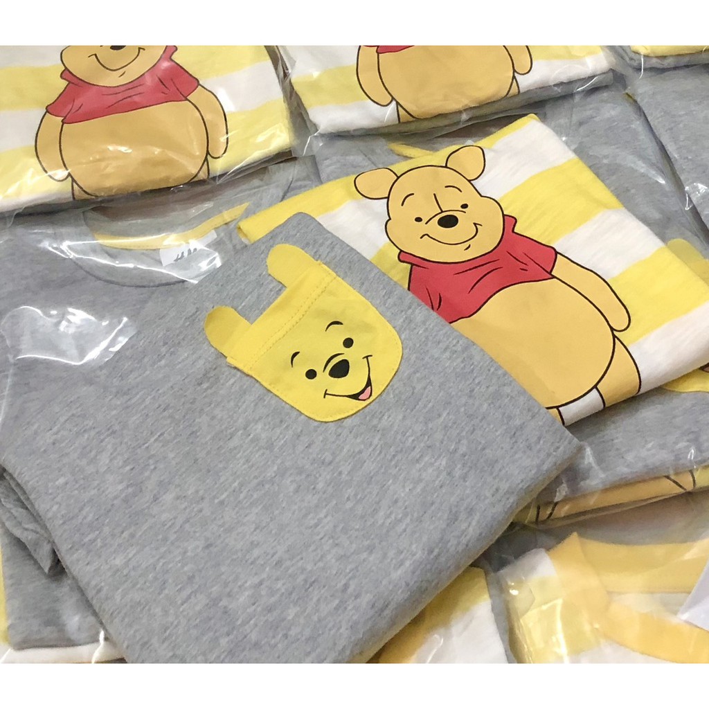 SET 2 ÁO THUN GẤU POOH HM