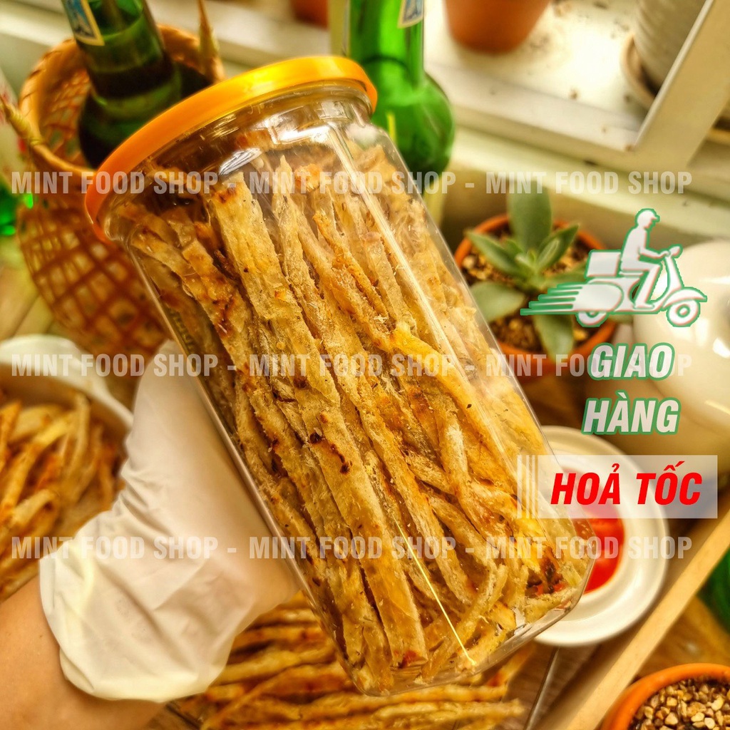 Khô Cá Thiều Tiêu Sọ Cắt Sợi - Lon 300gr