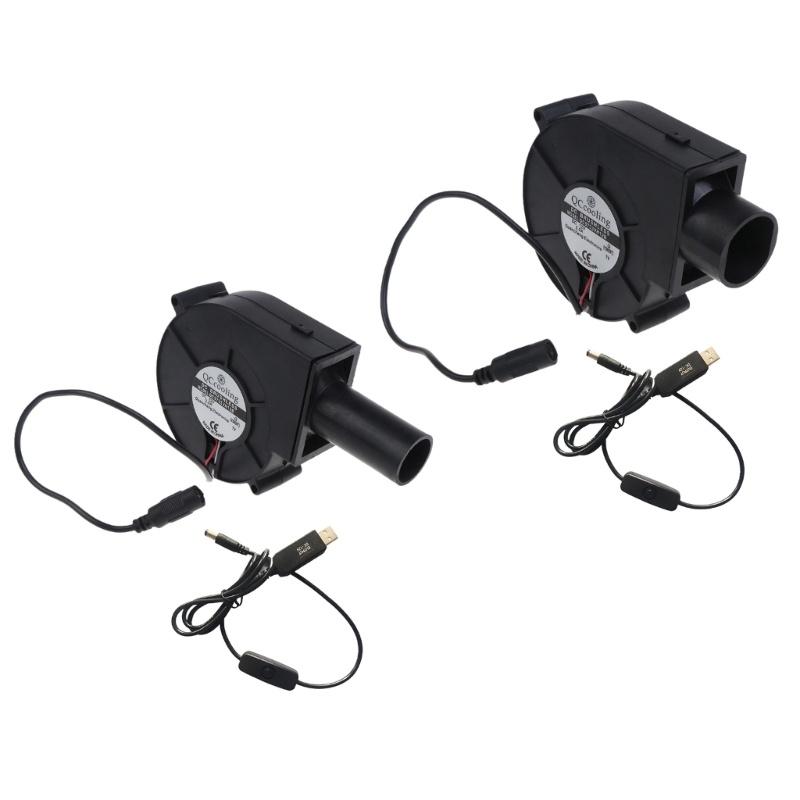 Quạt Thổi Lò Nướng BBQ USB 5V 12V 120cm Có Công Tắc Bật / Tắt Tiện Dụng