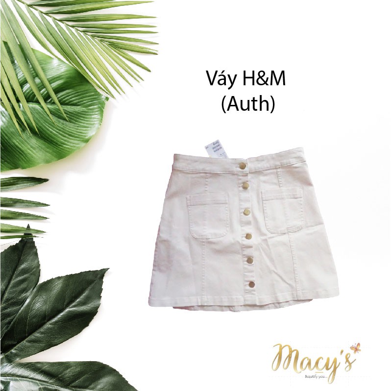 Váy Jean trắng H&M xách tay