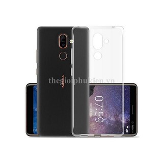 [Freeship toàn quốc từ 50k] Ốp dẻo trong Nokia 7 Plus Tặng kèm kính cường lực