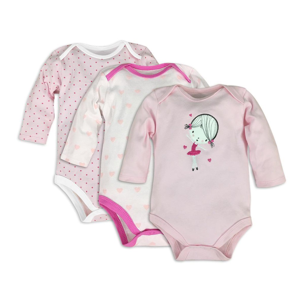 Set 3 Body Suit Dài Tay Xuất Dư Xịn BeLiTi
