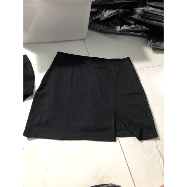 BIG SIZE Chân váy bigsize chữ A xẻ đùi