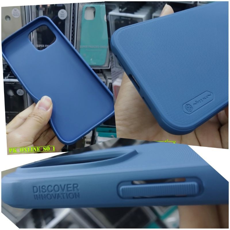 Ốp Lưng Nhám Chống Vân Tay Nillkin Frosted Shield Cho IP 12,13 pro max