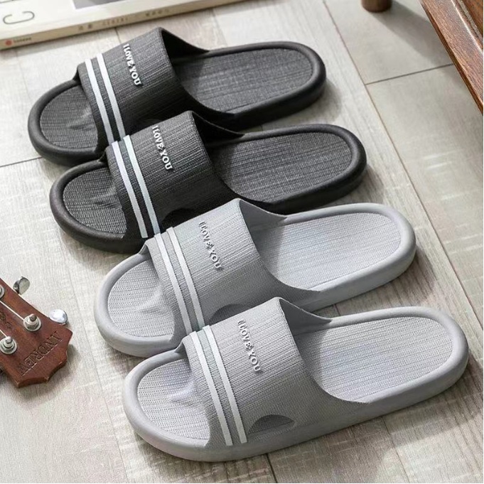 Dép lê đi trong nhà, nhà tắm, văn phòng cho nam - nữ bằng nhựa dẻo siêu bền, êm chân, chống trơn