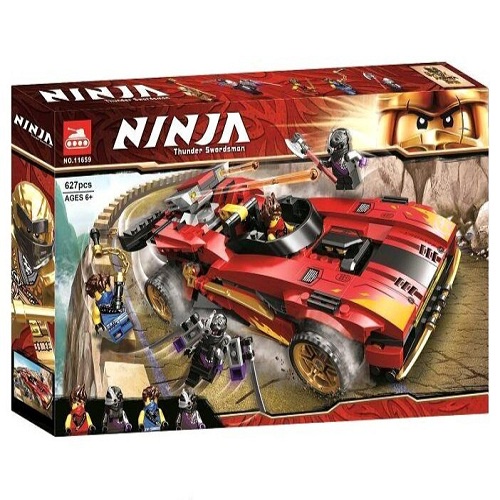 Lego Ninjago Siêu Xe ô tô chiến đấu Của Kai-Jay 11659 (627 chi tiết ) X-1 Ninja charger