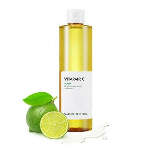 [Mã COSCOCOT3 -8% đơn 250K] Nước hoa hồng dưỡng sáng da Nature Republic Vitapair C Toner 300ml