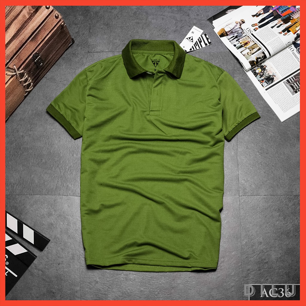 ÁO THUN NAM CỔ TRỤ (DILU) | BigBuy360 - bigbuy360.vn