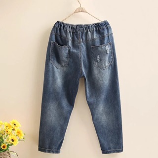 Quần bò big size vải mềm và mát