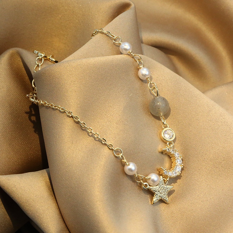 [Bán Chạy] [Bán Chạy] Vòng Tay Thời Trang Hình Trăng Sao